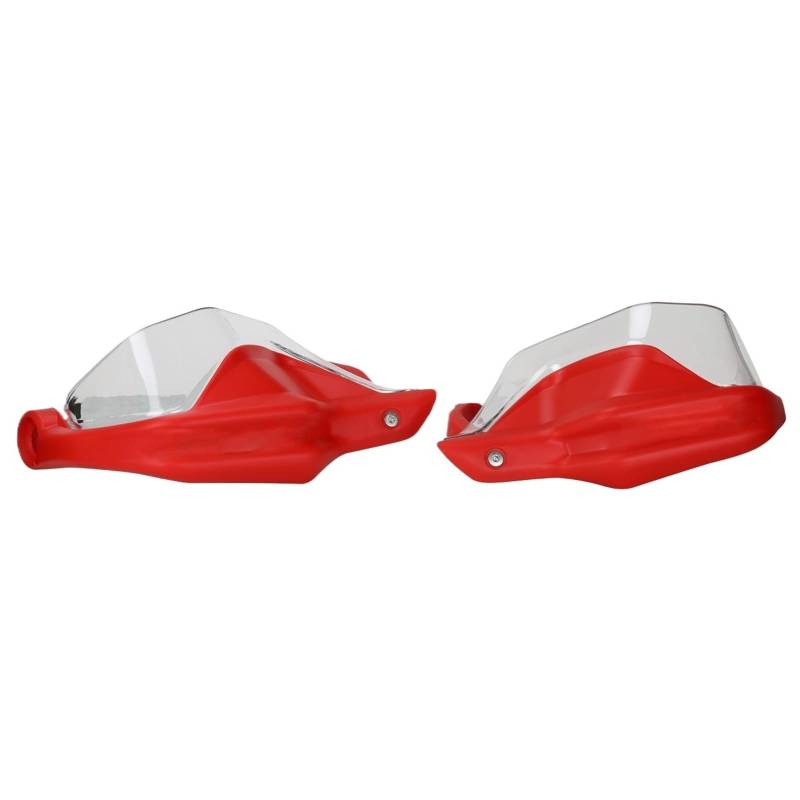 Handschützer Motorrad Bremse Kupplung Hebel Windschutzscheibe Schild Hand Guards Schutz Für C400X 2019 2020 2021 2022 2023 Handprotektoren(Red and transparent) von HAMFISTB