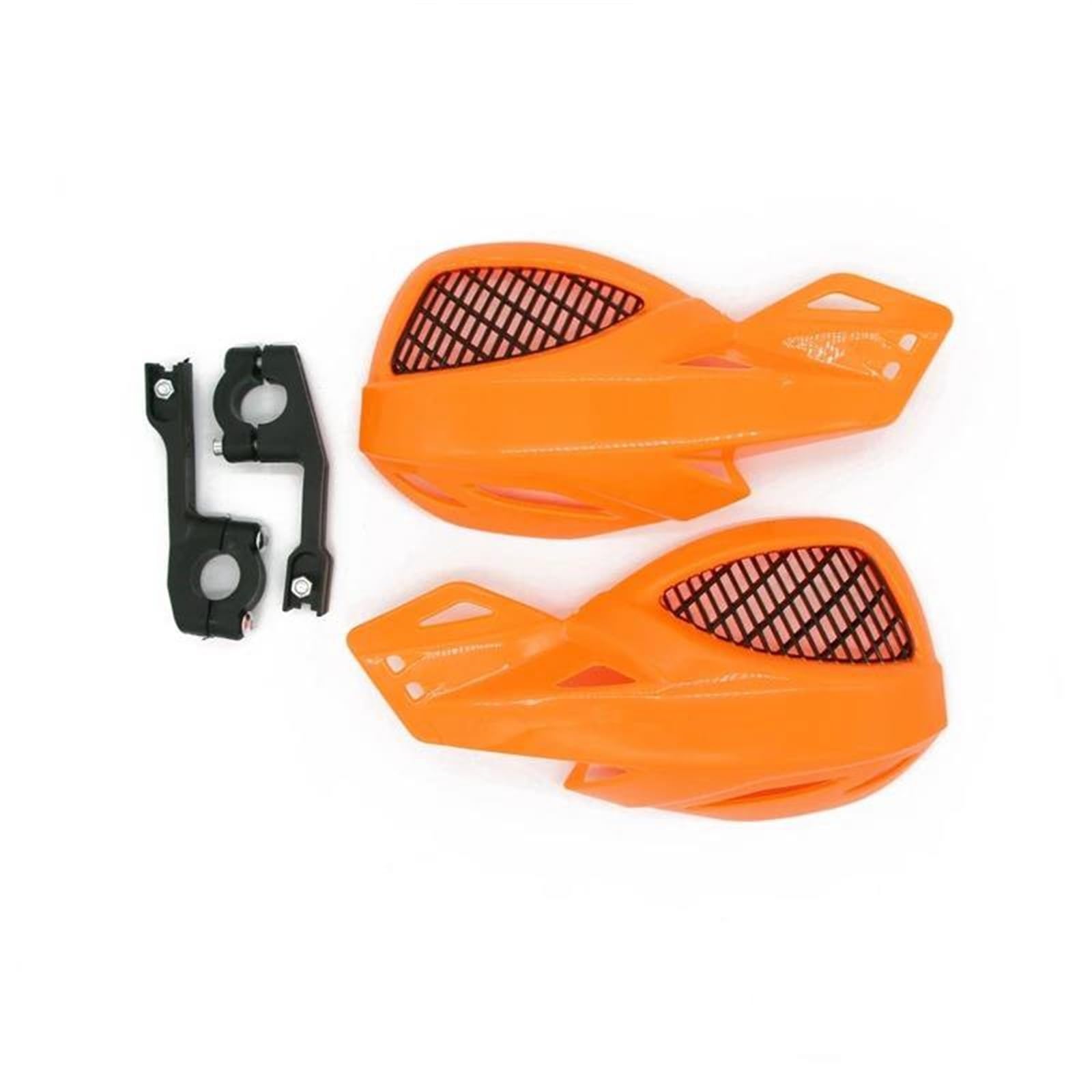 Handschützer Universeller 7/8" Winddichter Handschutz Für Motorradlenker Handprotektoren(Orange) von HAMFISTB