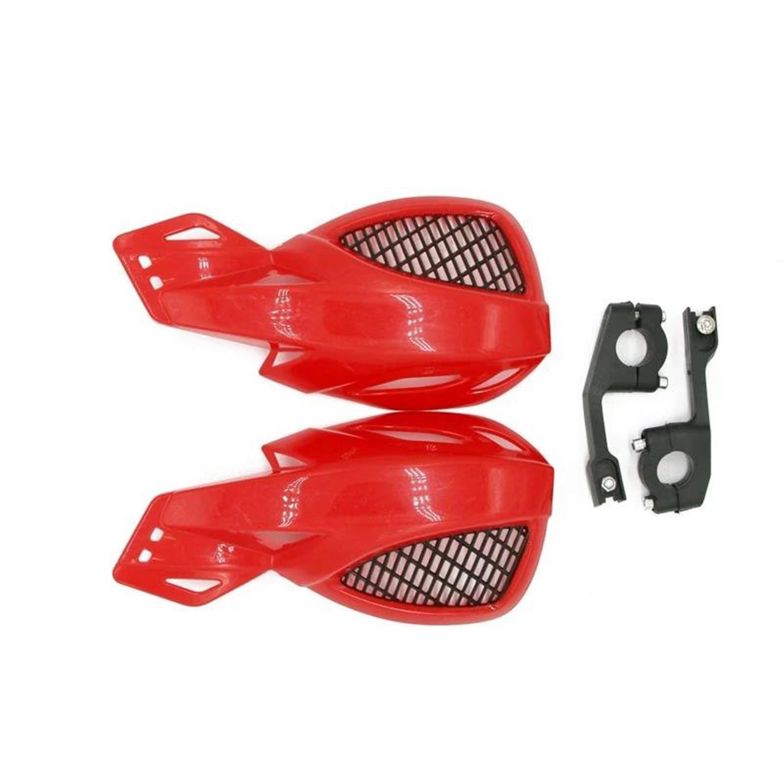 Handschützer Universeller 7/8" Winddichter Handschutz Für Motorradlenker Handprotektoren(Red) von HAMFISTB