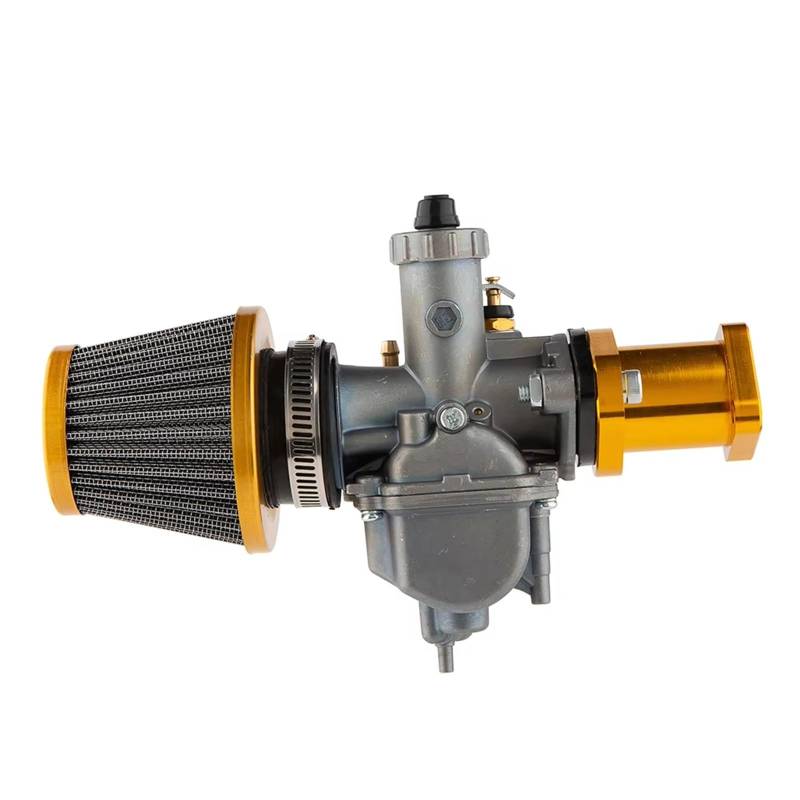 Vergaser Kit Für Predator 212cc 196cc Für Coleman Für CT200U Für BT200X Für KT196 Für GX160 Für GX200 Mini Bike 6,5 PS Luftfilter Vergaser Motor Vergaser(Gold) von HAMFISTB