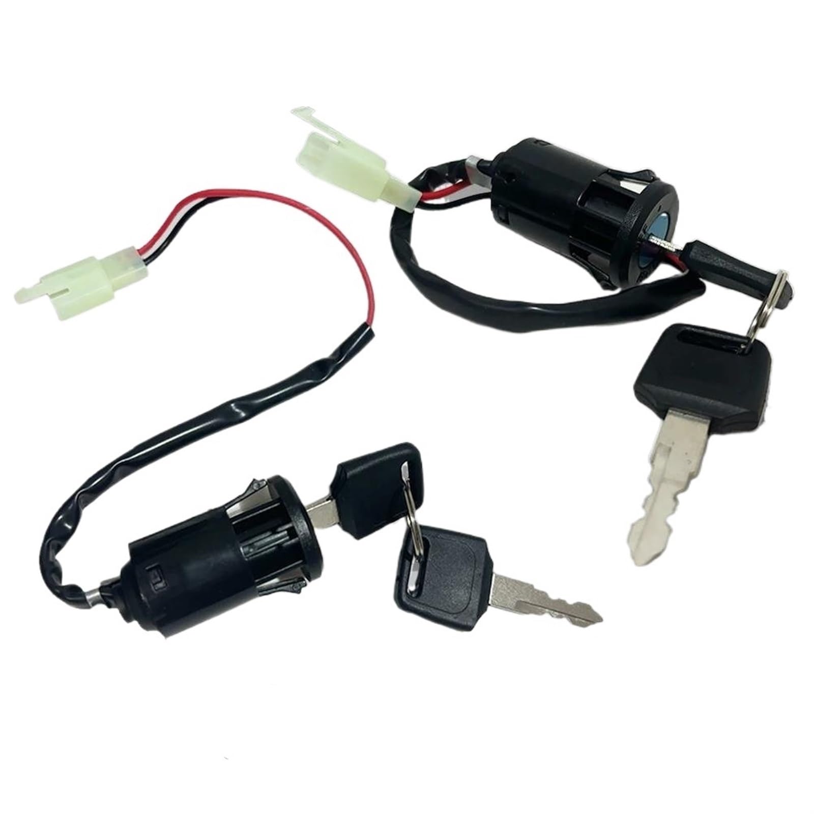 Zündungen 1/2 Stück Universal Motorrad wasserdichte Elektrische Türschloss Elektrische Starten ATV Schlüssel Zündung Schalter Für Suzuk Zündspule(2pcs) von HAMFISTB