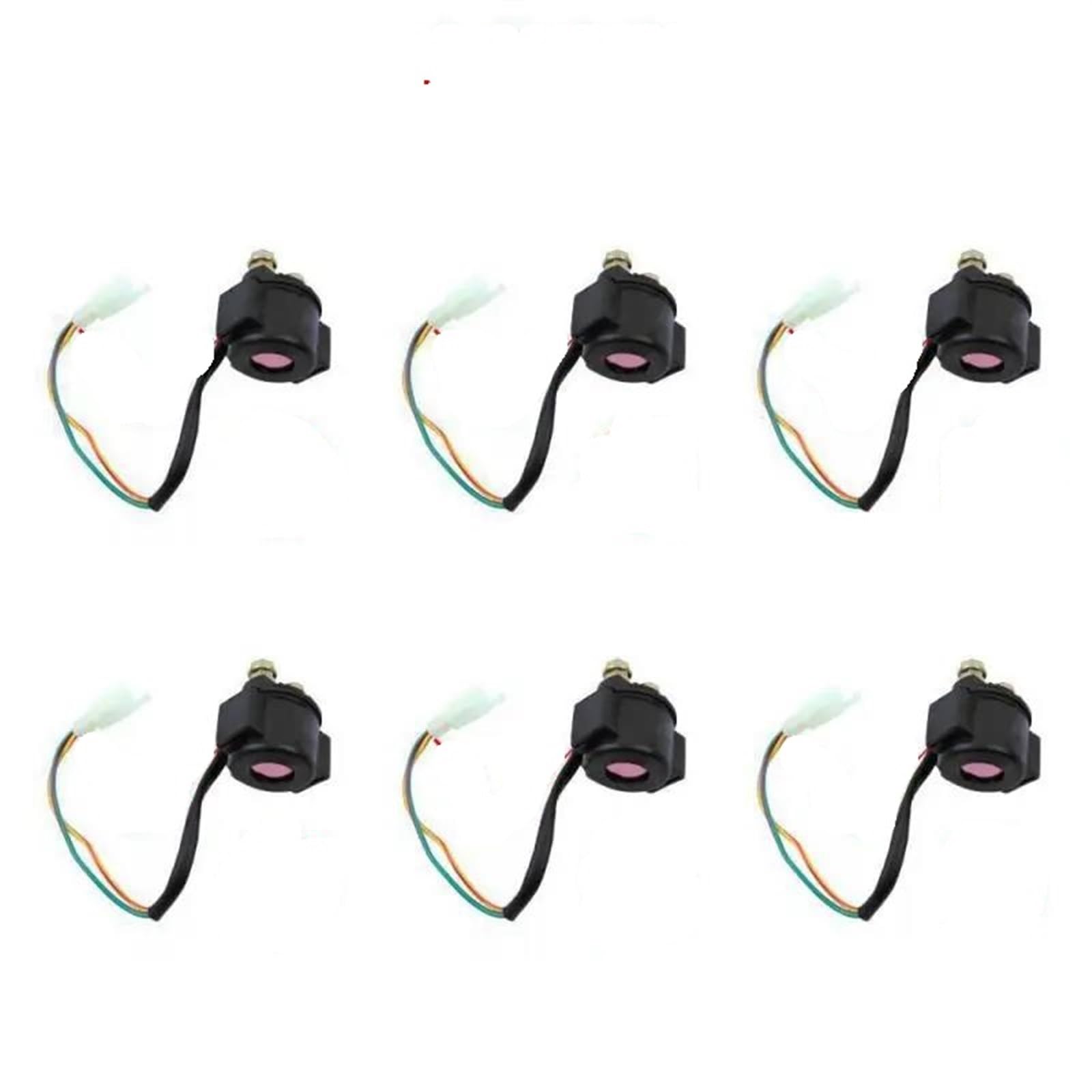 Zündungen 1~8 Stück Für GY6 50cc 125cc 150cc 250cc Für Roller ATV Moped Motorrad Zündspule Starter Relais Zündspule(Style A 6pcs) von HAMFISTB