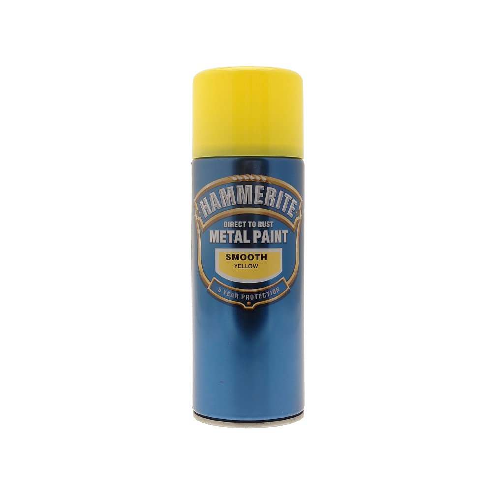 Hammerite Direct to Rust Smooth Finish Aerosol Yellow 400ml von Hammerite