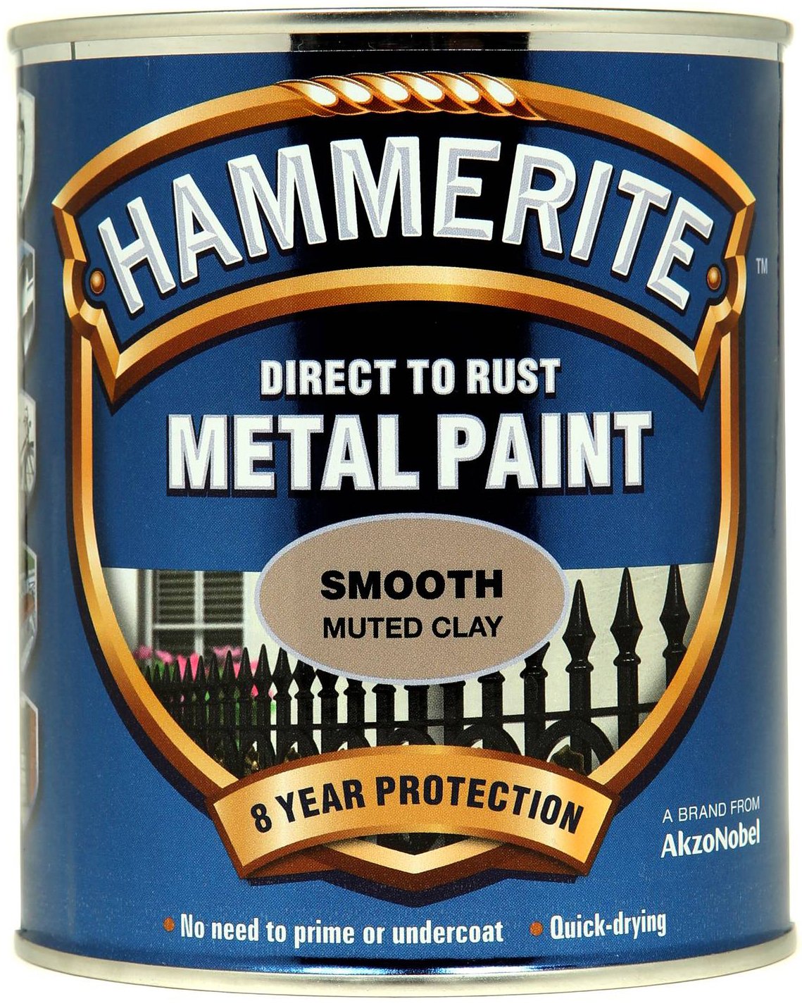 Hammerite Metall-Schutzlack, Direkt auf Rost, glänzend, lehmfarben, HMMSFMC750 von HAMMERITE