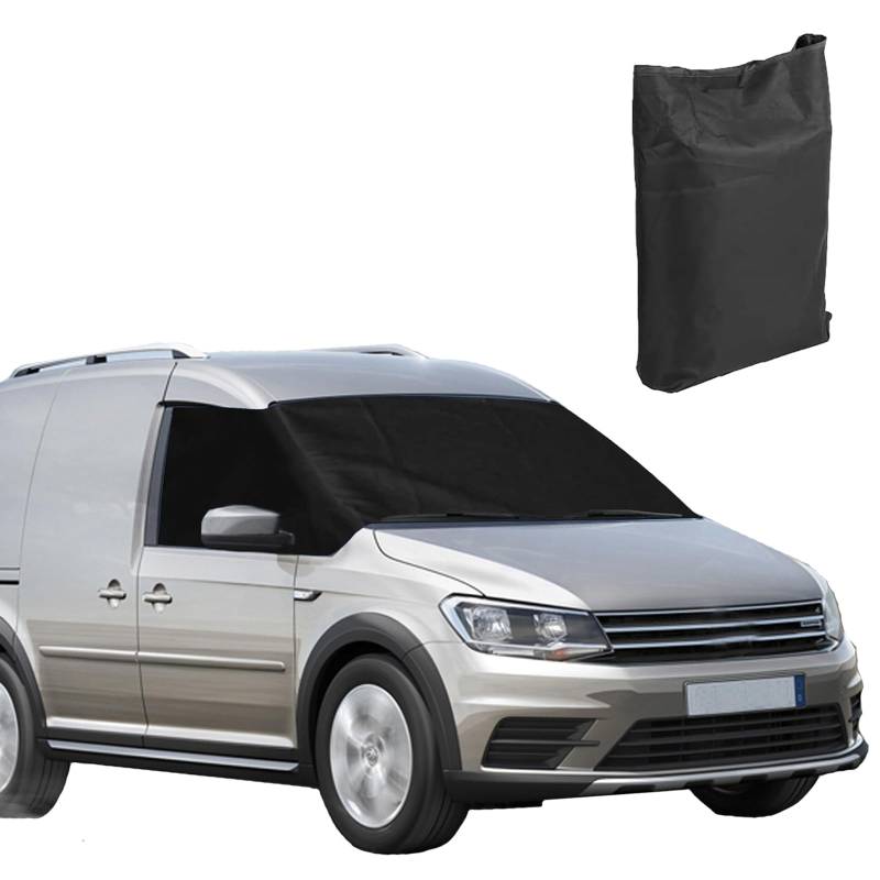 Auto Windschutzscheiben Abdeckung für VW Caddy, 600D Frontscheiben Sonnenschutz Ersatz, Sonnenschutz Frontscheibenabdeckung Wetterfeste Frontscheibe Wrap Cover von HAMON