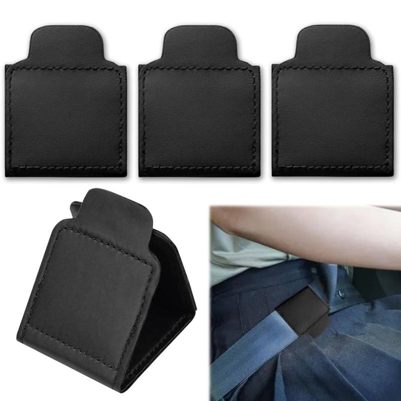 HANIUTTY 4 PCS Auto-Sicherheitsgurtversteller, Hochwertiger Komfort-sicherheitsgurtversteller, Universeller Sicherheitsgurtversteller Zur Schulter- Und Nackenentspannung Geeignet für Autos von HANIUTTY