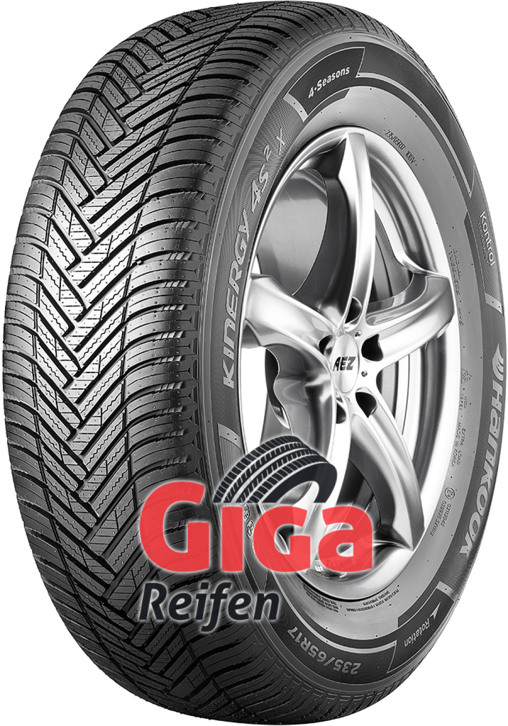 Hankook Kinergy 4S² X H750A ( 215/50 R18 92W 4PR, SBL ) von HANKOOK