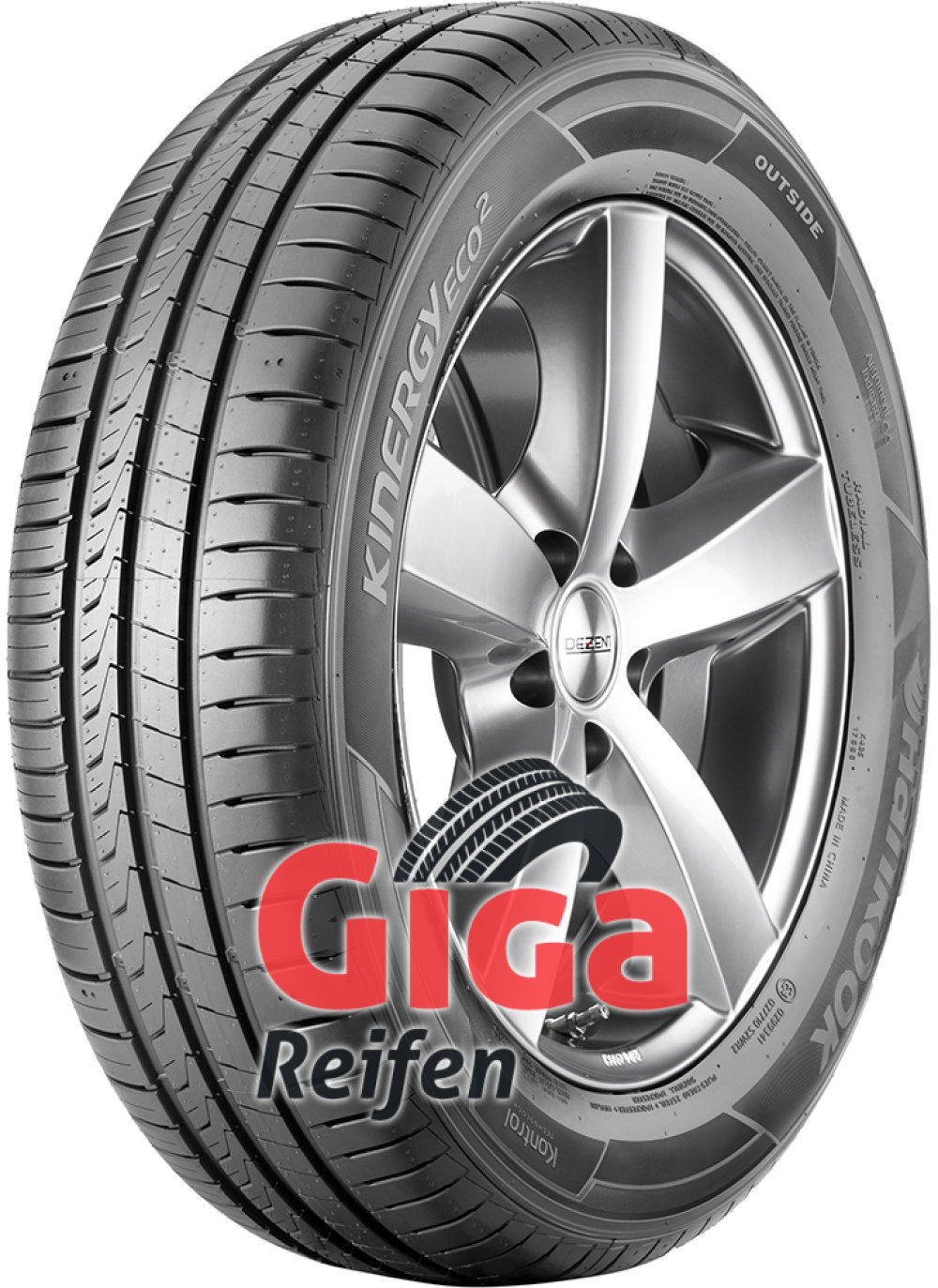 Hankook Kinergy Eco 2 K435 ( 165/65 R15 81T 4PR SBL ) von HANKOOK