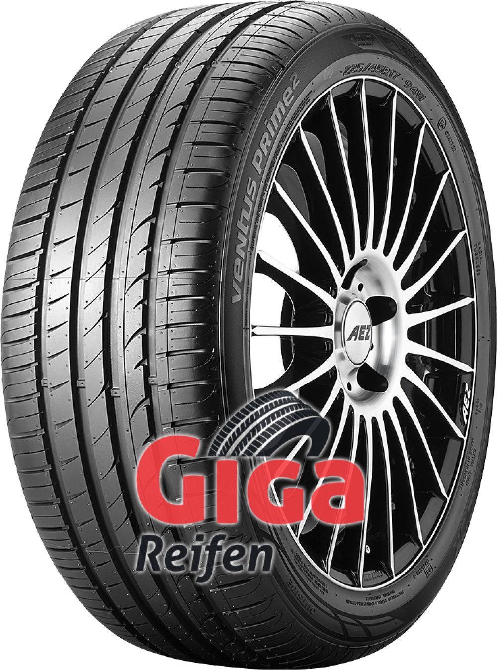 Hankook Ventus Prime 2 K115 ( 255/45 R18 103W XL 4PR SBL ) von HANKOOK