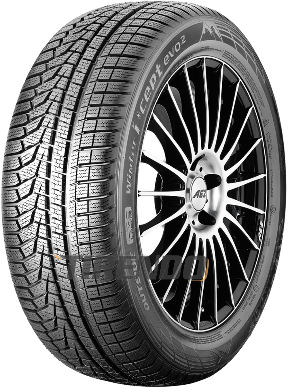 Hankook Winter i*cept evo² (W320B) HRS ( 205/55 R16 91V 4PR, runflat SBL ) von HANKOOK