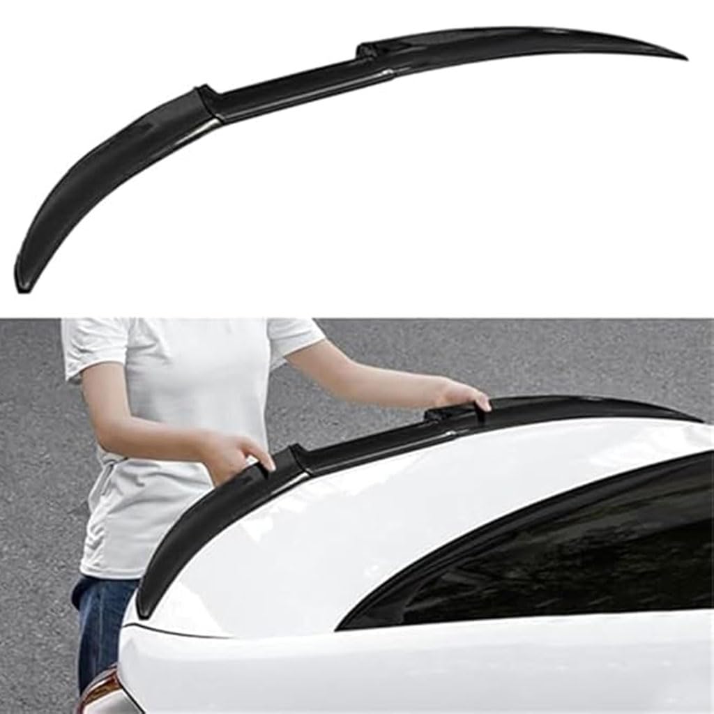 Auto Heckspoiler für Alpina B7 (F01) 2013 2014 2015, Heckspoiler Lippe Spoiler Protector Schwanz Spoiler Flügel Stoßstangenschutz Auto Zubehö,Black von HANROOG