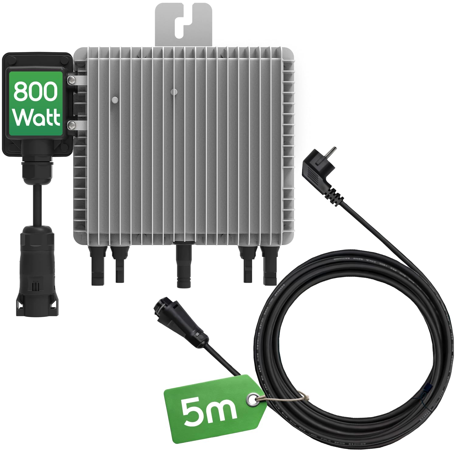 Deye 800W Wechselrichter mit 5m Schukokabel SUN-M80G4-EU-Q0 von HANTECH