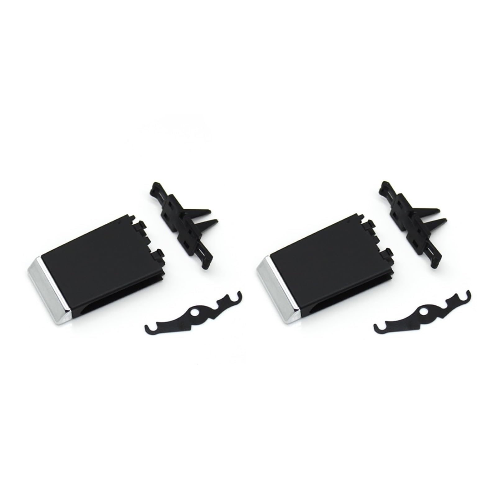 HANZOU AC-Entlüftungsgitter-Laschenclip, passend for Maserati, Quattroporte 2013–2022, Reparaturset, Auto vorne und hinten, Klimaanlage Abdeckung der Entlüftungsauslassplatte der Autokli(Model A 2PCS) von HANZOU