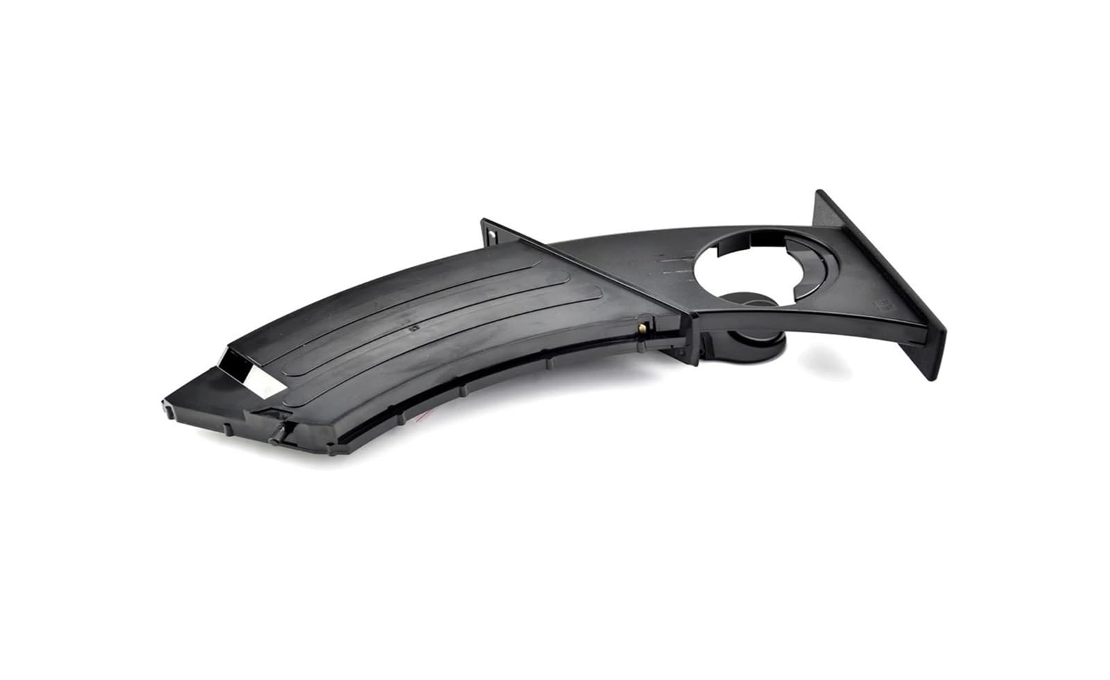 HANZOU Auto-Front-Getränkebecherhalter, passend for BMW 5er E60 E61 M5 525i 528i 530i 535i 550i 2004–2010, 51459125622 Getränkehalterpolster für die Konsole(Black Left Bend) von HANZOU