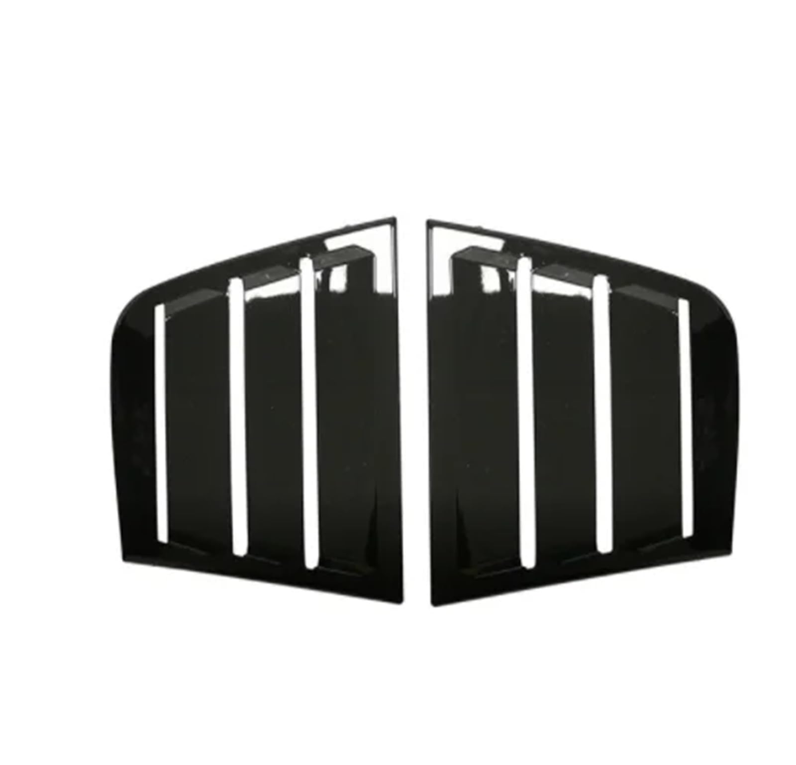 HANZOU Auto-Hecklamellen-Fensterabdeckungs-Ordnungsaufkleber, passend for Dodge, Charger 2011–2021, blinde Entlüftungsschaufel, ABS-Kohlefaser-Zubehör, Seitenverschluss Lüftungsschlitze der hinteren S von HANZOU