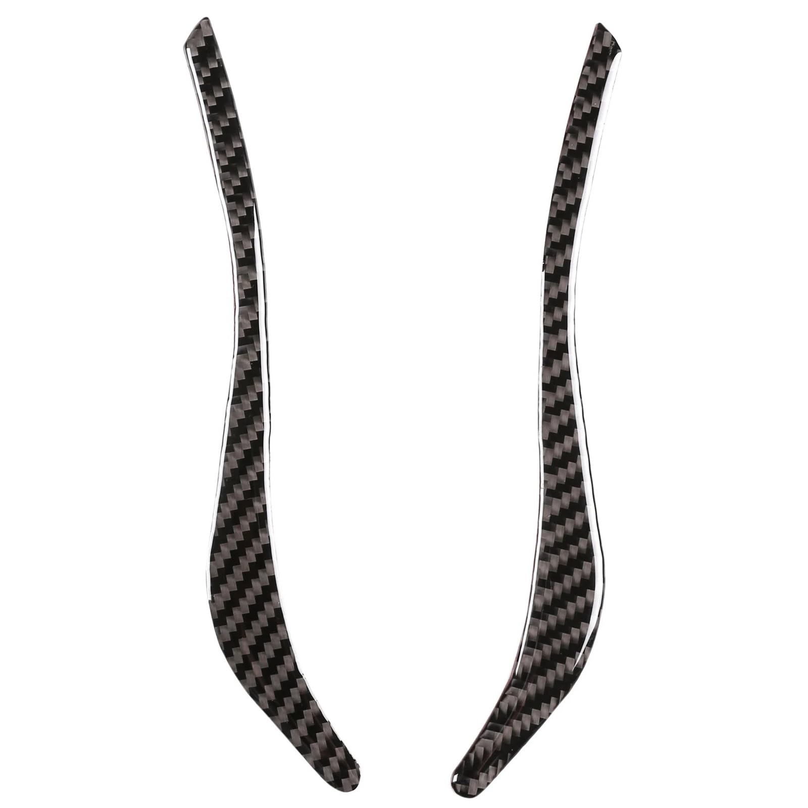 HANZOU Auto-Lenkrad-Panel-Verzierung Dekorieren Abdeckung Fit for Nissan X-Trail 2014-2018 Stylings Carbon Fiber Rahmen ABS Aufkleber für das Lenkrad von HANZOU