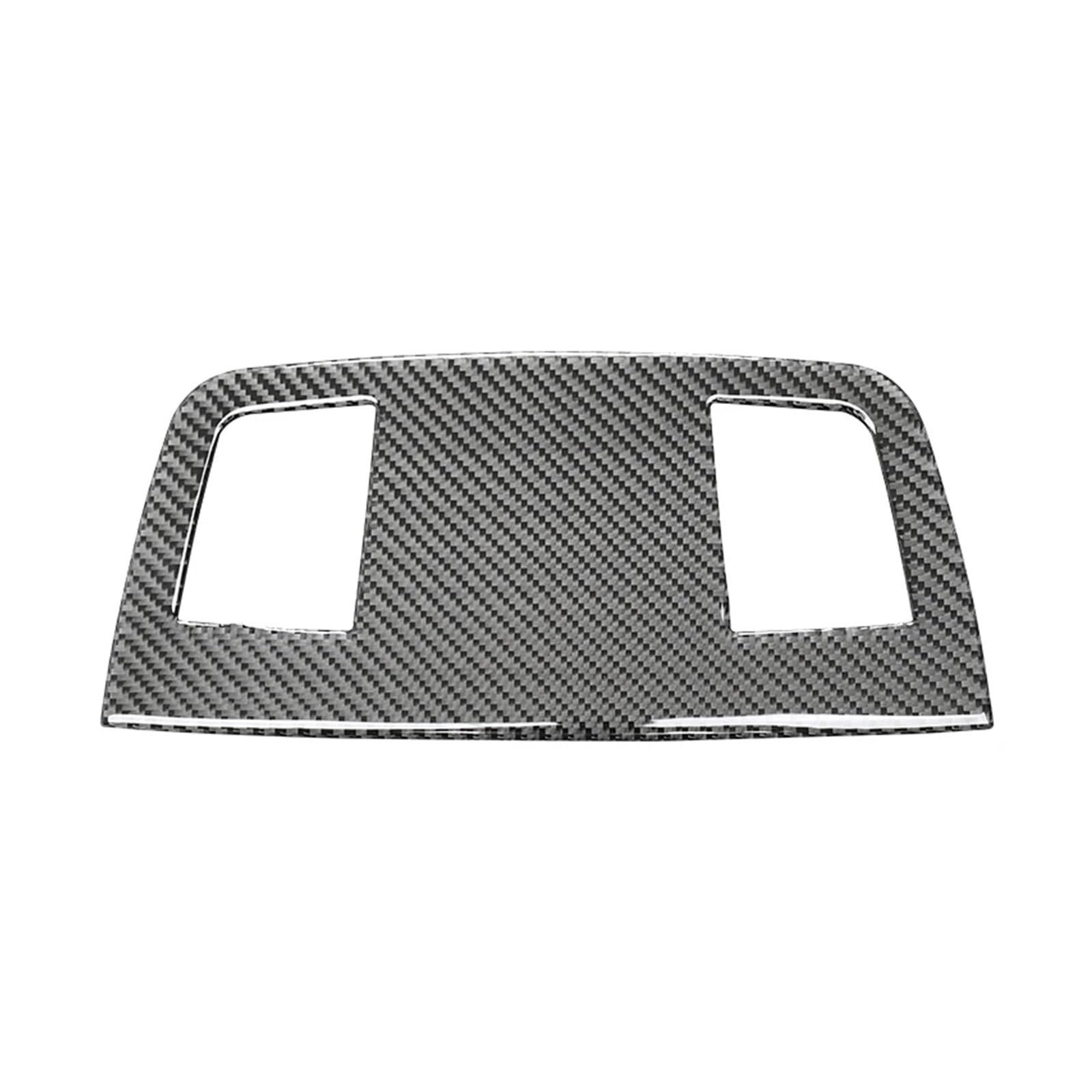 HANZOU Auto-Luftauslass-Zierabdeckungsaufkleber, passend for BMW, 3er-Serie E90 2005–2012, Autozubehör, Kohlefaser-Instrumententafel, Klimaanlage Aufkleber für die Abdeckung zentralen Lüftungsschl(Bla von HANZOU