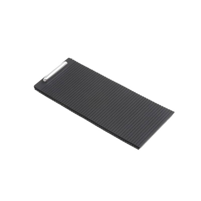 HANZOU Auto-Mittelkonsolenabdeckung, passend for Volkswagen, passend for Tiguan, Sharan, Schiebeläden, Getränkehalter, Rollo, Ersatz Getränkehalterpolster für die Konsole(Black) von HANZOU