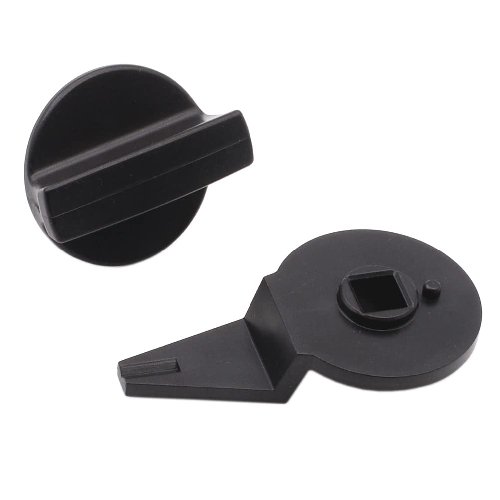 Auto Kofferraum Warndreieck Abdeckung Knopf Halter Halterung Schloss Clip Tail Box Schnalle Für VW Passat Touran Bora Golf Jetta Audi A5 Q7 1T0867468 Schwarz von HAOTOM