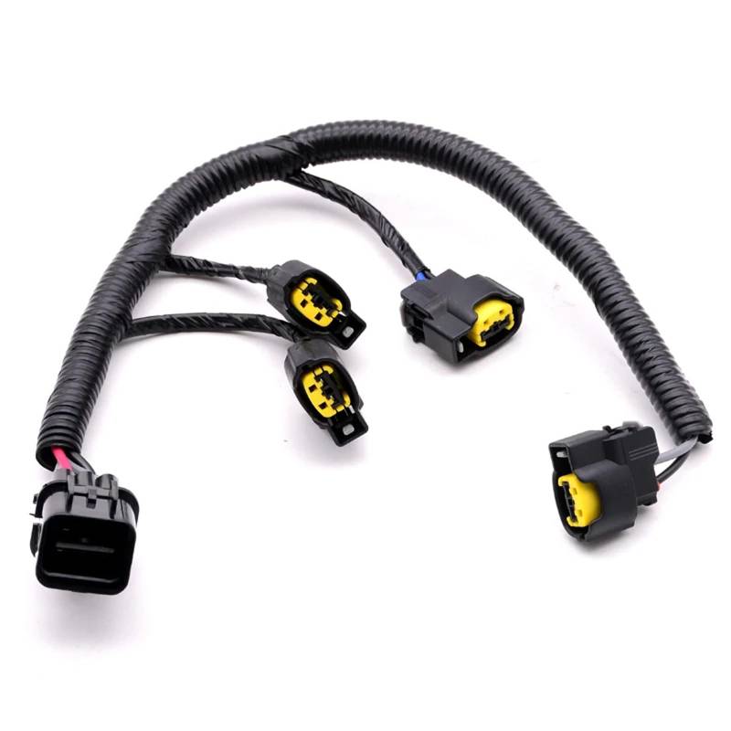 Auto Zündspule Kabel Stecker Verlängerung Kabelbaum Kompatibel für Kia Rio Seele Ceed Cerato Spectra Forte Rondo Kompatibel für Hyundai Elantra i30 Accent 1.6L von HAOTOM