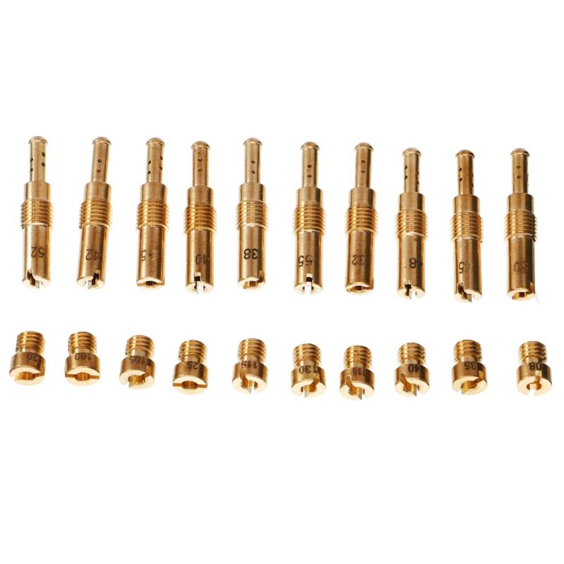 1 Satz Vergaserschlauch Messloch Slimandfit Karosserie Spannspray Vergaser Kit Vergaser Hauptvergaser Ersatzteile Ölsprühspender Goldenes Kupfer HAPINARY von HAPINARY