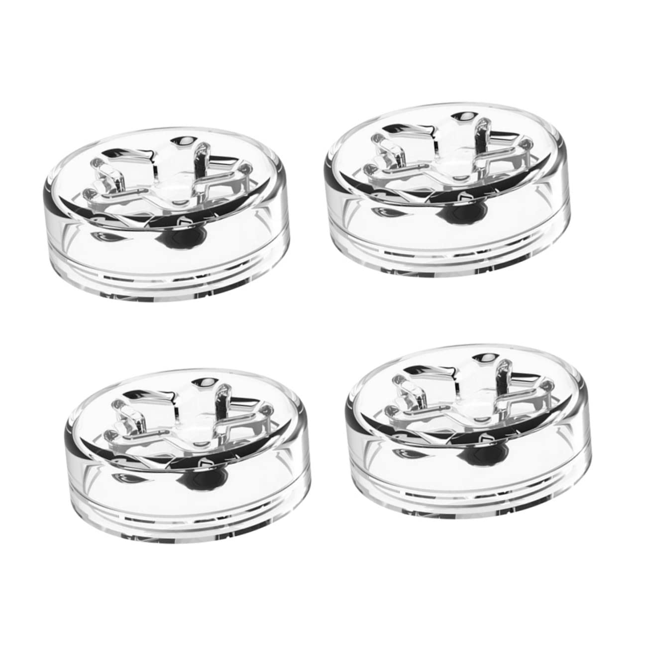 8St Türknaufstopper für die Wand Schwelle System Sperre Stecker Scharnier Schutz Stift Griffe handhaben Auto Stoßstange Rand wandpuffer door handle protector abtreter Transparent HAPINARY von HAPINARY