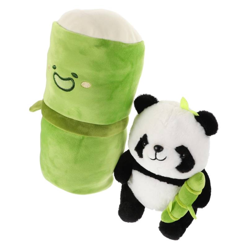 HAPINARY 1 Set Pandapuppe Plüschkissen Panda Stofftier Pandaspielzeug Pandakissen Plüsch Panda Plüschmädchenkissen Pandaornamente Pandafiguren Pandaplüschtier Süßes Körperkissen von HAPINARY