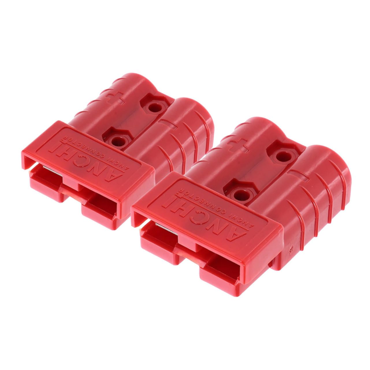 HAPINARY 2 Stück Stromanschluss Autobatterie Auto Adapterstecker Batterien Auto Kit Batterie Trenn Schnellverbinder Kit Schnelltrenn Batterieklemme Versilbertes Kupfer Rot von HAPINARY