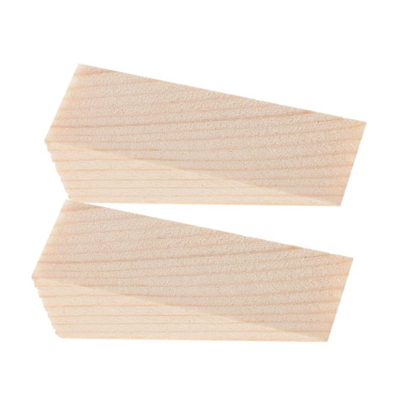 HAPINARY 2St Türstopper aus Kork Dreieck Schlösser Sperre Auto Wandschutz Türkeil außen bodentürstopper holzblock holzkeil holzklötze door wedge Keil Türstopper Anti-Kollisions-Türschutz von HAPINARY