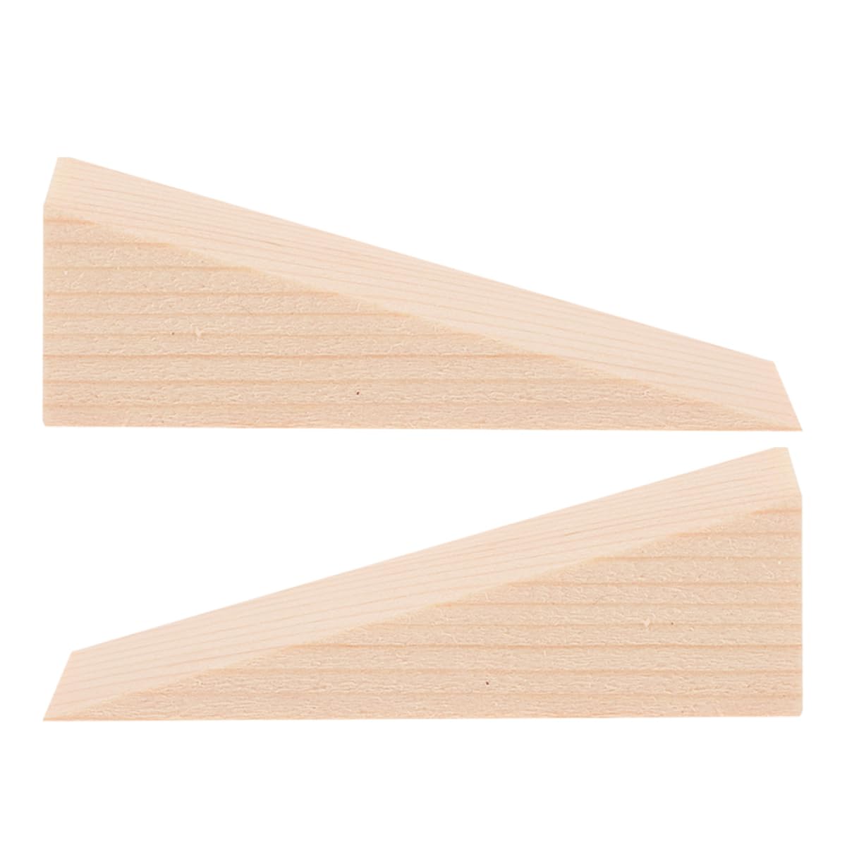 HAPINARY 2st Türstopper Aus Kork Türklingel Türkeil Sockelleiste Türzuschlagsverhinderer Dreieck Block Auto Näher Abdeckung Türstopper Keil Verriegeln Türstopper Für Unten Abs Holz von HAPINARY