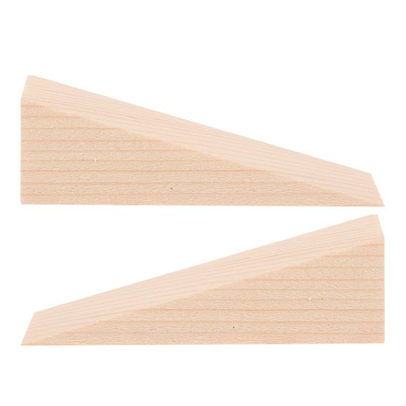 HAPINARY 2st Türstopper Aus Kork Türklingel Türkeil Sockelleiste Türzuschlagsverhinderer Dreieck Block Auto Näher Abdeckung Türstopper Keil Verriegeln Türstopper Für Unten Abs Holz von HAPINARY