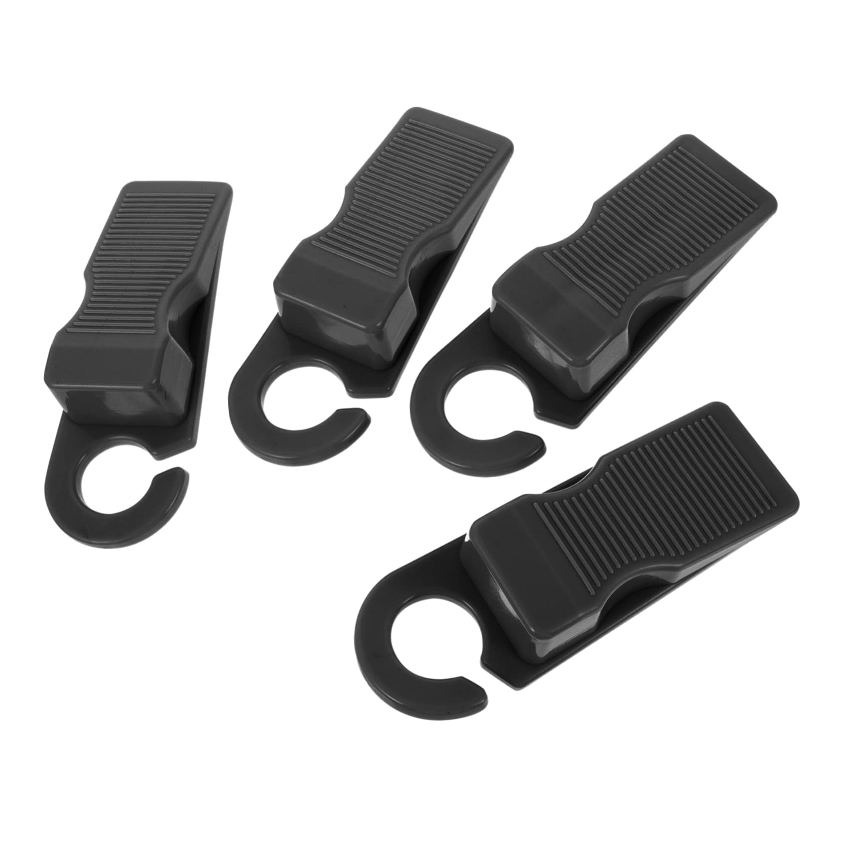 HAPINARY 4 Stück Schlagfreier Türstopper innen einziehbar handhaben Leistung Auto sicherheitsleine für Halter für Sicherheitstürstopper Sicherheitstürkeil PVC Black von HAPINARY