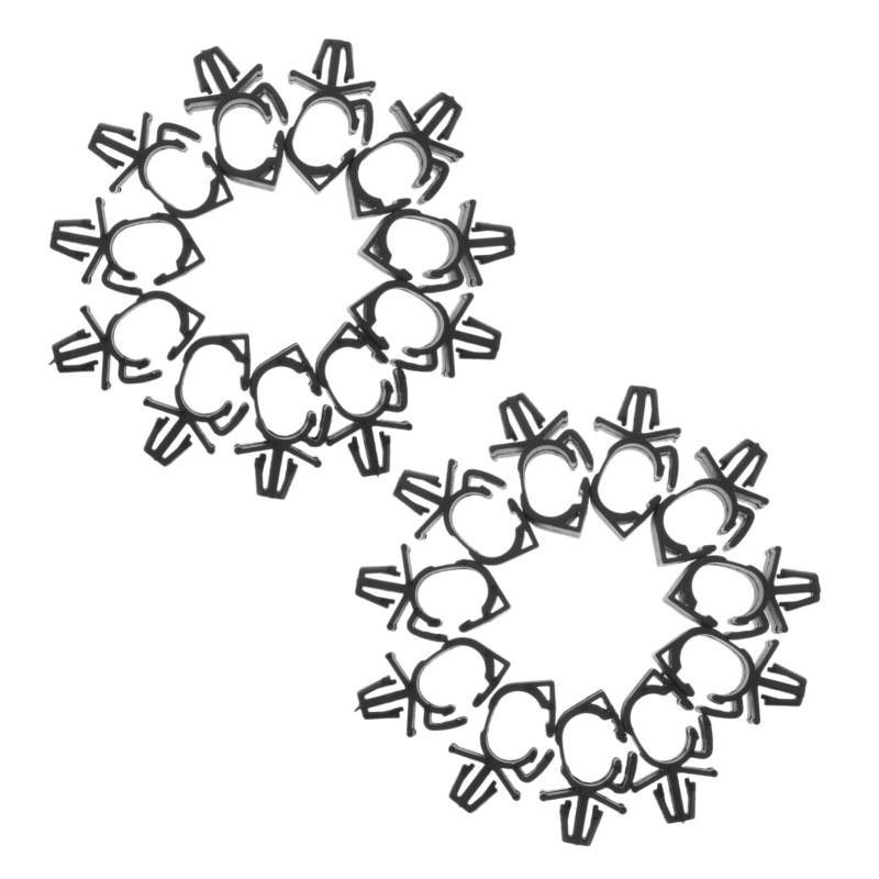 HAPINARY 50 Stück Kfz Kabelbaum Befestigungskarte, Kabelklemmen, Drahthalter Clips, Kfz Motorkabelbaum Drahtclips Für Kabel, Kabelmanagement Hülle, Rasenmäher Kabelhalter, Drahtklemme von HAPINARY