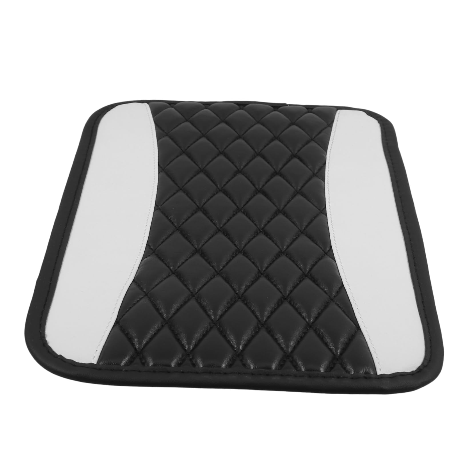 HAPINARY Auto Armlehnenbezug Für Mittelkonsole PU Armrest Pad Mit Gesticktem Design Universell Einsetzbar Schützend Und Stilvoll Passend Für Alle Fahrzeugmodelle von HAPINARY