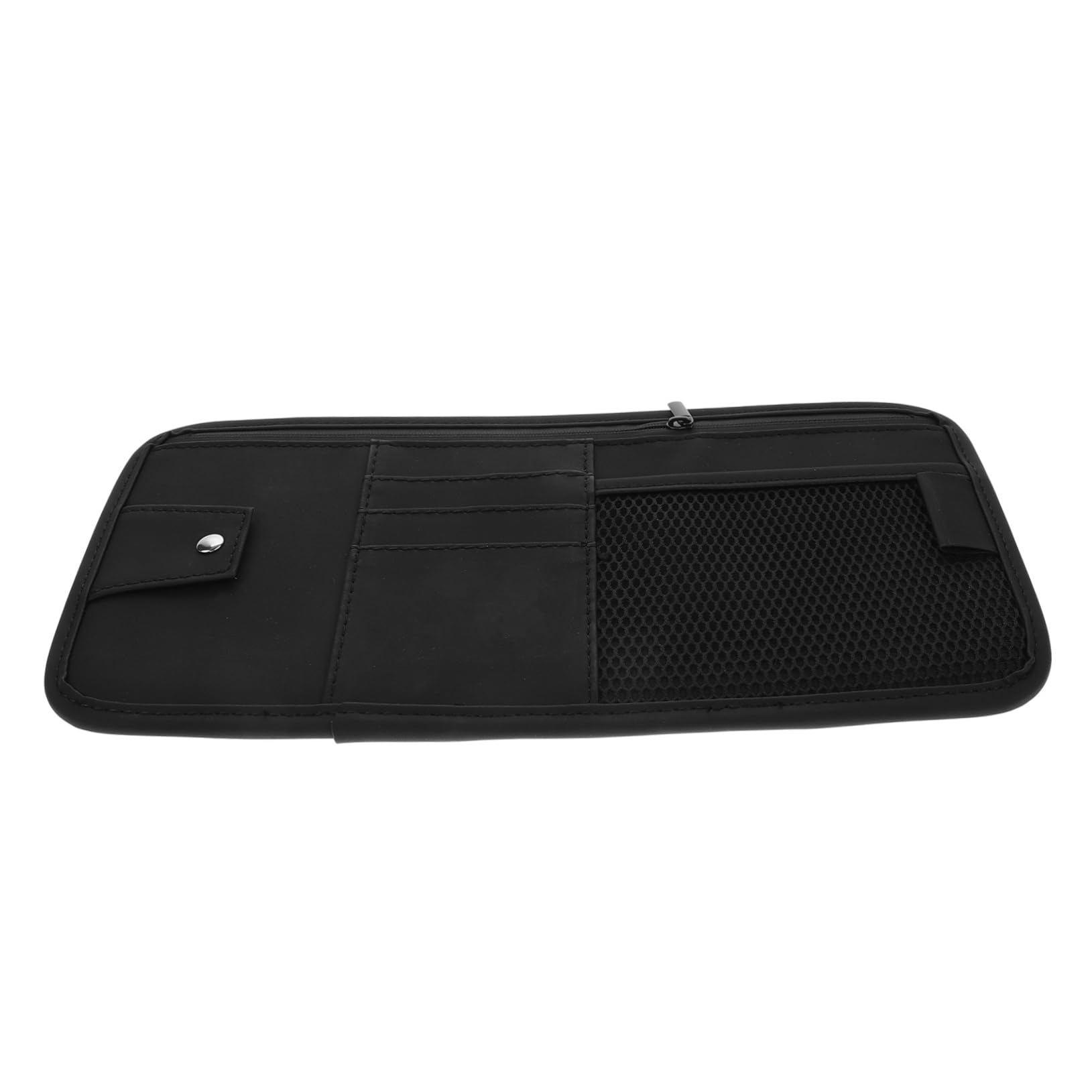 HAPINARY Auto Visier Organizer Mit Sonnenbrillenhalter Und Kartenetui Praktischer Clip Visier Für Die Sonnenblende Im Auto Innen Organizer Für Sonnenbrillen Und Dokumente von HAPINARY