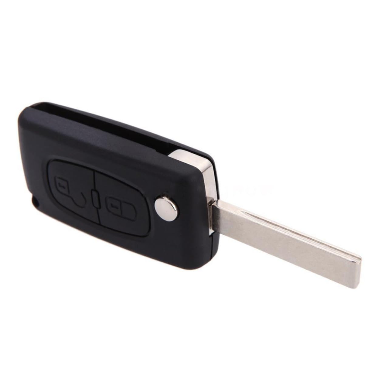 HAPINARY Faltbare Schlüsselhülle Für 207 Und 307 Mit 2 Tasten Remote Key Fob Case Schlüsselgehäuse Für Auto Ersatz Schlüssel Hülle Passgenau Und von HAPINARY