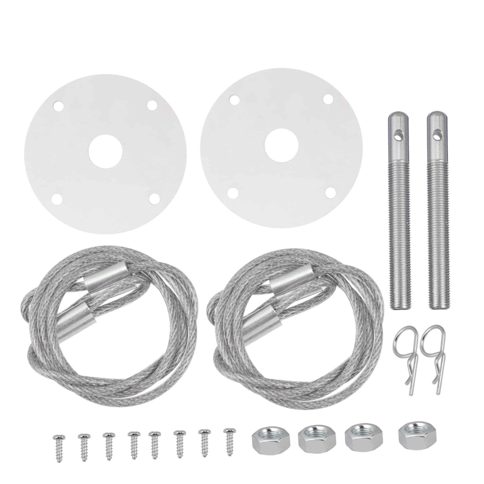 HAPINARY Hakenstift Set Mit Zubehör Aus Aluminiumlegierung Motorhauben Pin Lock Kit Für Auto Rennsport Inklusive Druckknöpfen Und Bunten Schlüsselringen Ideal Für Modifizierte von HAPINARY