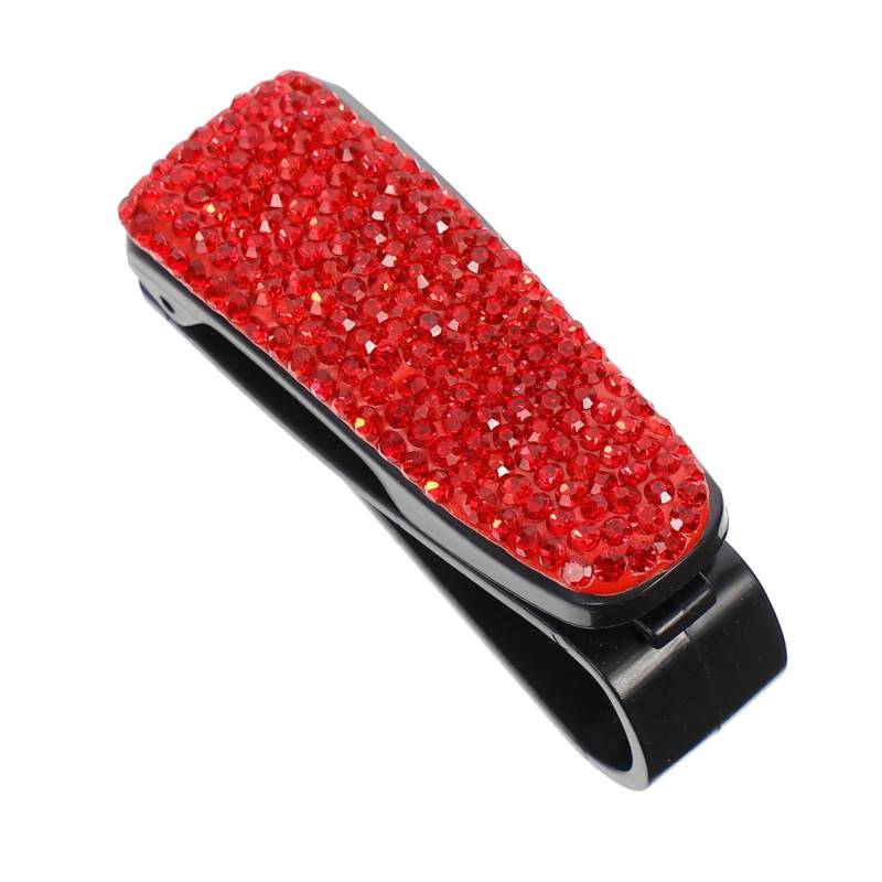 HAPINARY Sonnenbrillen Clip Für Sonnenblende Glitzernde Strass Brillenhalterung Für Auto Visier Praktischer Brillenhalter Ideal Für Die Aufbewahrung Von Sonnenbrillen Im Auto von HAPINARY