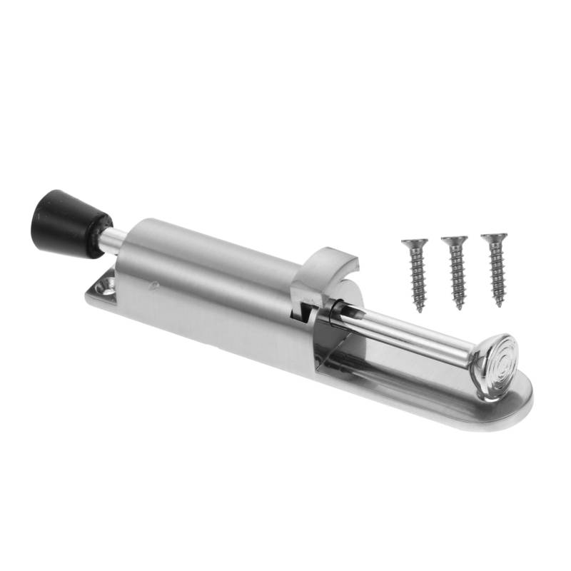 HAPINARY Tür bleiben Türanschlagkeil verstellbare Türstopper Türständer Türstopper für die Wand bodentürstopper spring door stopper Türstopper aus Zinklegierung Kickdown-Tür stoppt Silver von HAPINARY