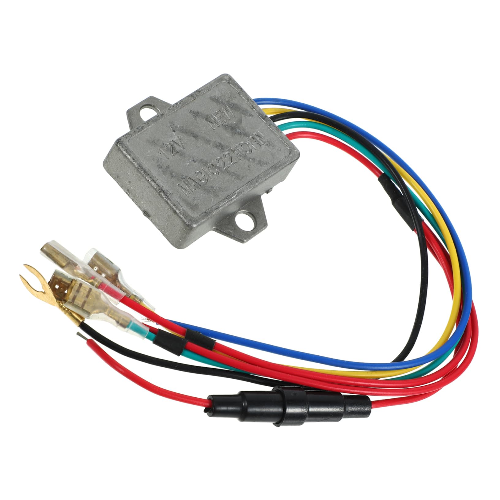 HAPINARY Universal Horn Regulator Stabilizer Für Motorräder Und Mopeds Multi Wire Controller Für Zuverlässige Signalübertragung Hochwertiges Ersatzteil Für ATV Und Elektrofahrzeuge von HAPINARY