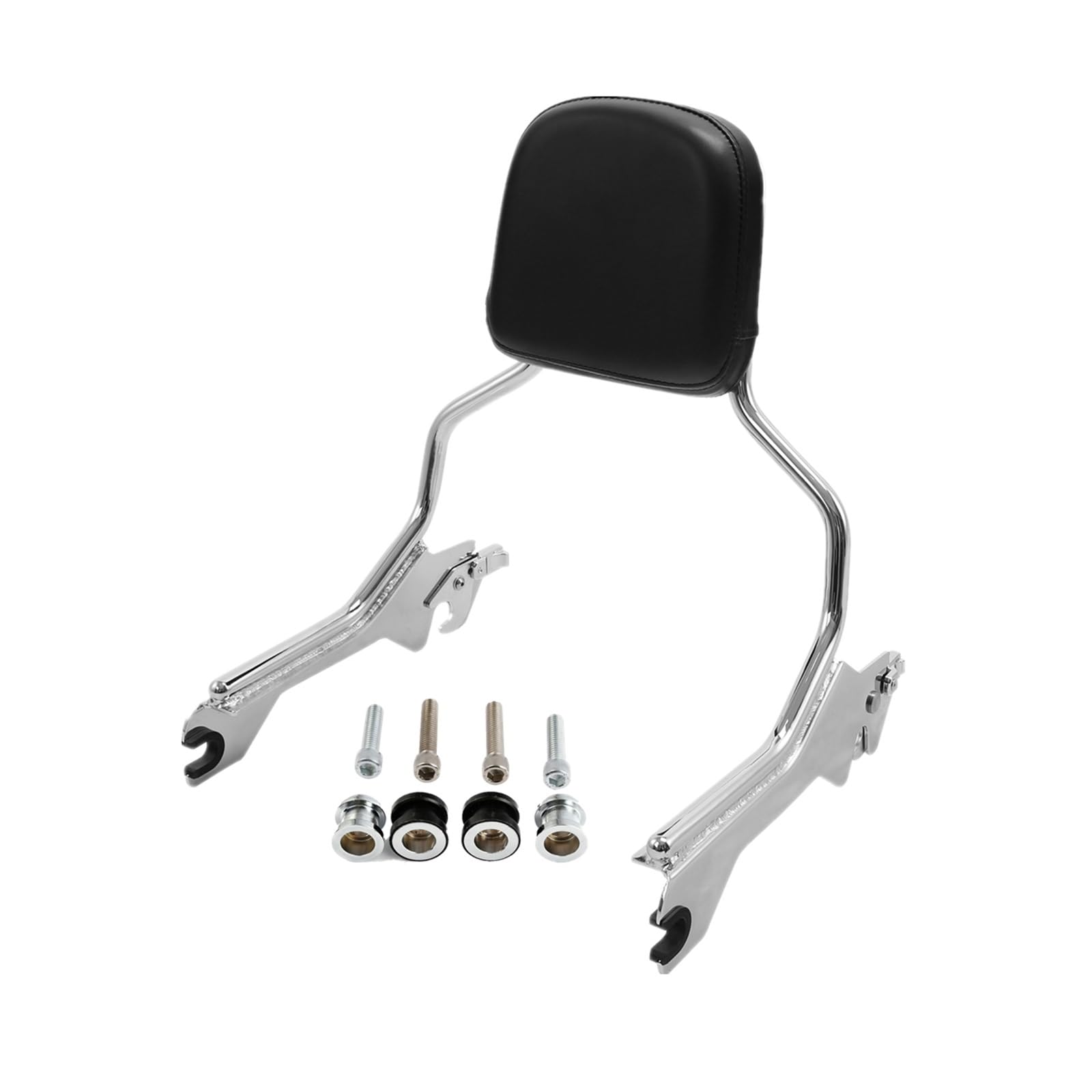 Motorrad Sissy Bar Rückenlehne Gepäckträger Für Harley Für Fat Boy Für Breakout Für FXBR Für FLFB 2018 2019 2020 2021 2022 2023 Gepäckträger Hinten (Color : 1 Set 2) von HAPIWIY