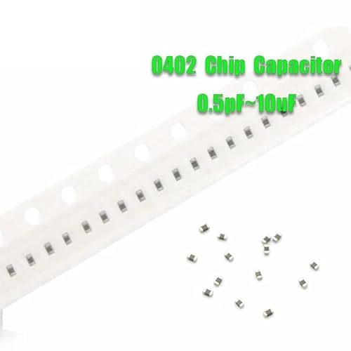 100 Stück 0402 SMD-Chip-Mehrschicht-Keramikkondensator 0,5 pF - 10 uF 10 pF 100 pF 1 nF 10 nF 15 nF 100 nF 0,1 uF 1 uF 2,2 uF 4,7 uF(1.2nF) von HAPRSLIKG