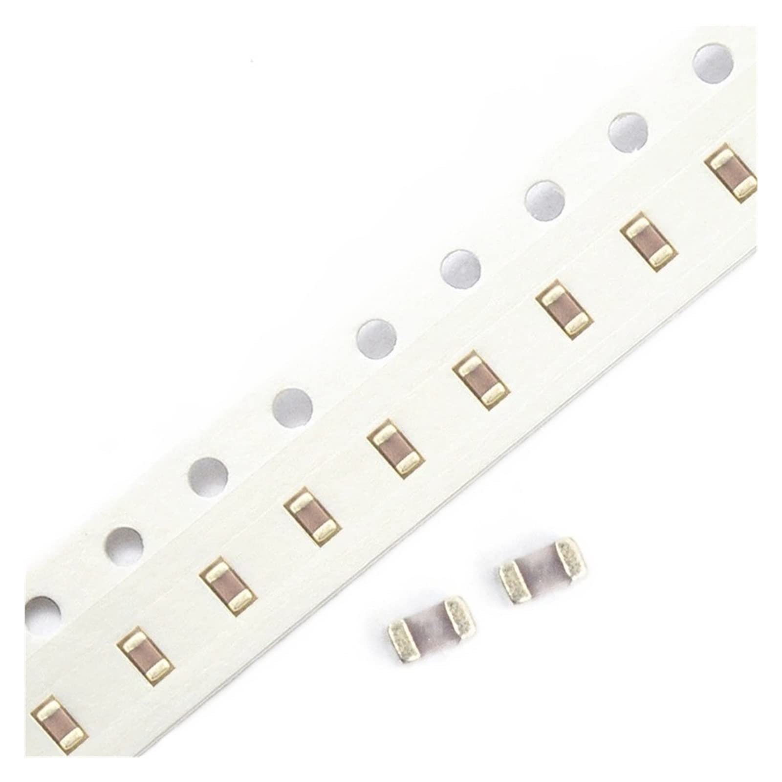 100 Stück 0805 SMD Kondensator 0,75pF 2,4pF 4,3pF 6,2pF 7,5pF 13pF 16pF 43pF 62pF 91pF 3,9nF 18nF 27nF 39nF 56nF 330nF 680nF 3,3uF(0805 0.75pf) von HAPRSLIKG