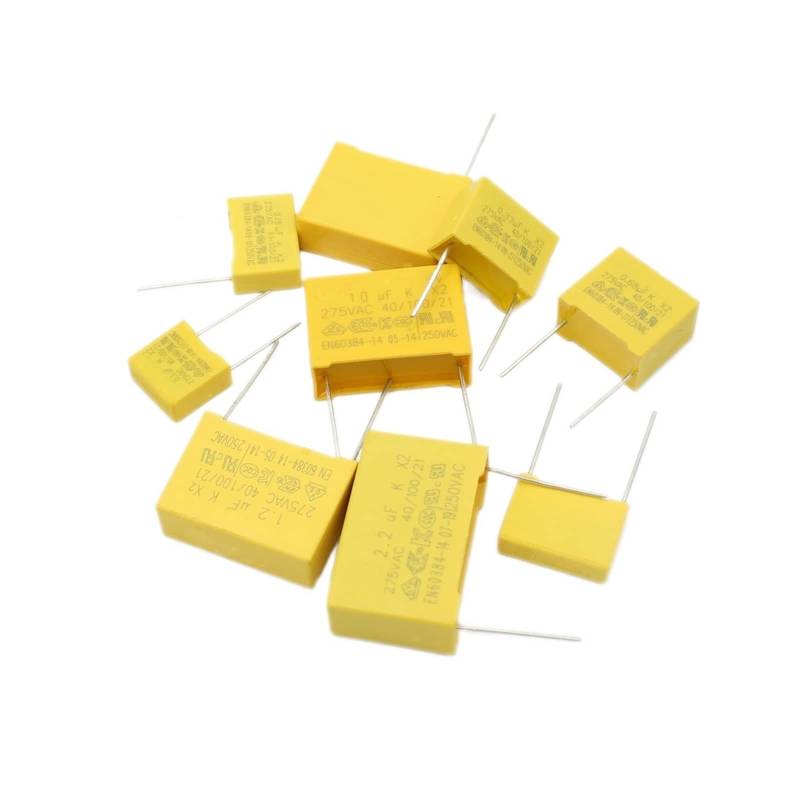 10PCS X2 1UF 0.68UF 0.33UF 0.22UF 0.1UF 0.47UF 0.01UF 275V 104 Sicherheitskondensator 10nf 100nf 150nf 200nf 680nf 470nf 1UF(0.01UF 103K P10MM) von HAPRSLIKG