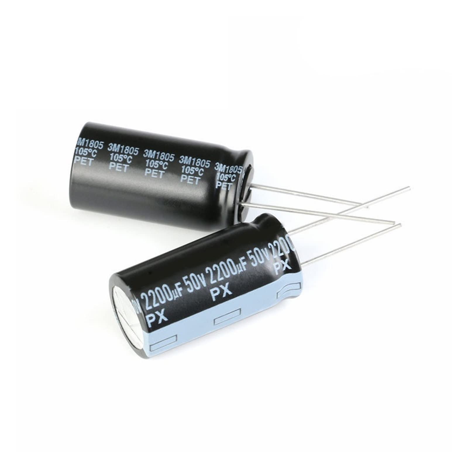 5 Stück 50 V 2200 UF 16 * 25 mm Low Aluminium-Elektrolytkondensator 20% Kondensatoren von HAPRSLIKG