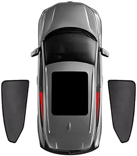 Auto Sonnenschutz für Jaguar F-PACE 2018-2023, Autoscheiben Seitefenster Heckscheibe Sonnenblende UV-Schutz Atmungsaktives Sun Protection Zubehör,B/2 Rear Windows von HARIN