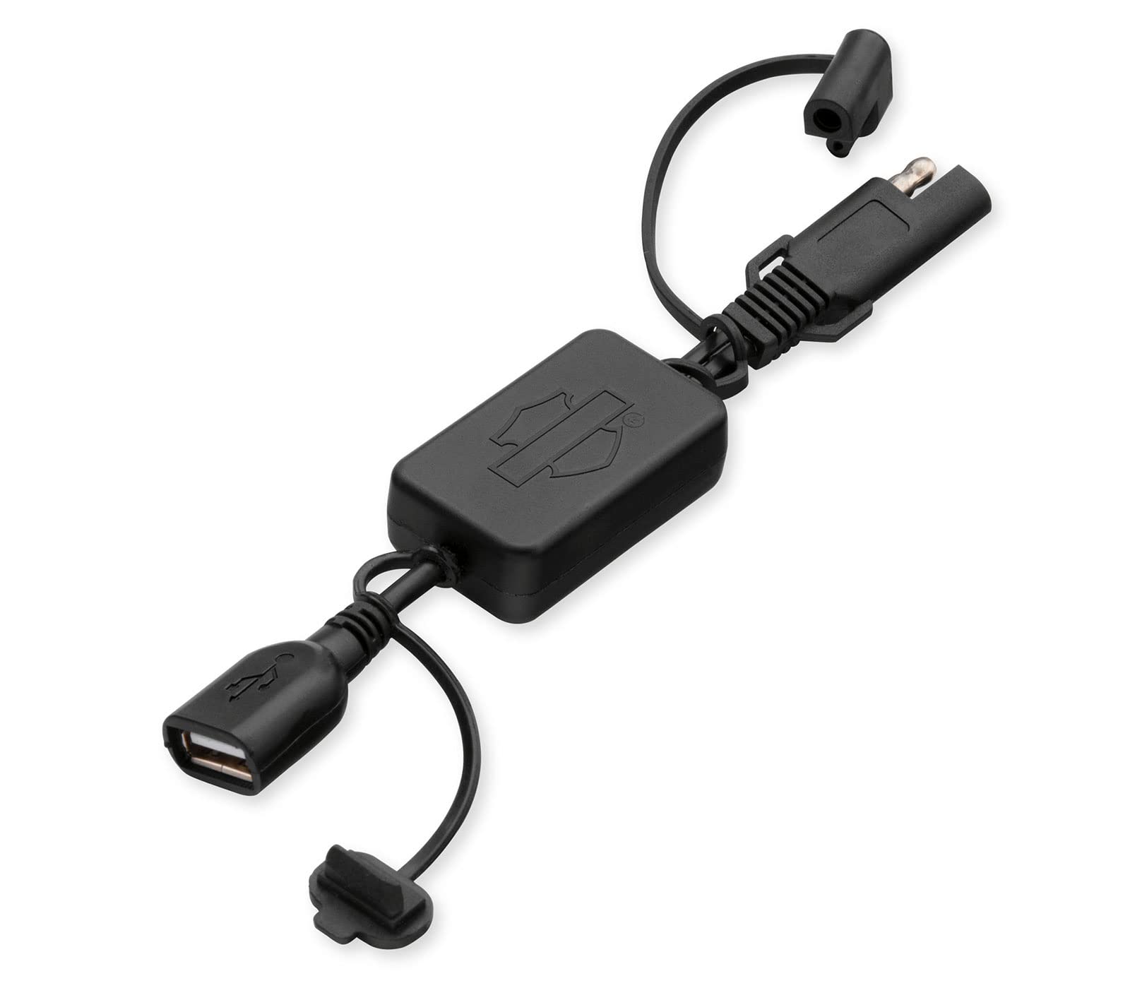 HARLEY-DAVIDSON Adapter SAE 2-Pin auf USB Anschluss 12 V-Batterie-Ladekabel Mini-Kabelbaum für Handy, GPS & alle Geräte von HARLEY-DAVIDSON