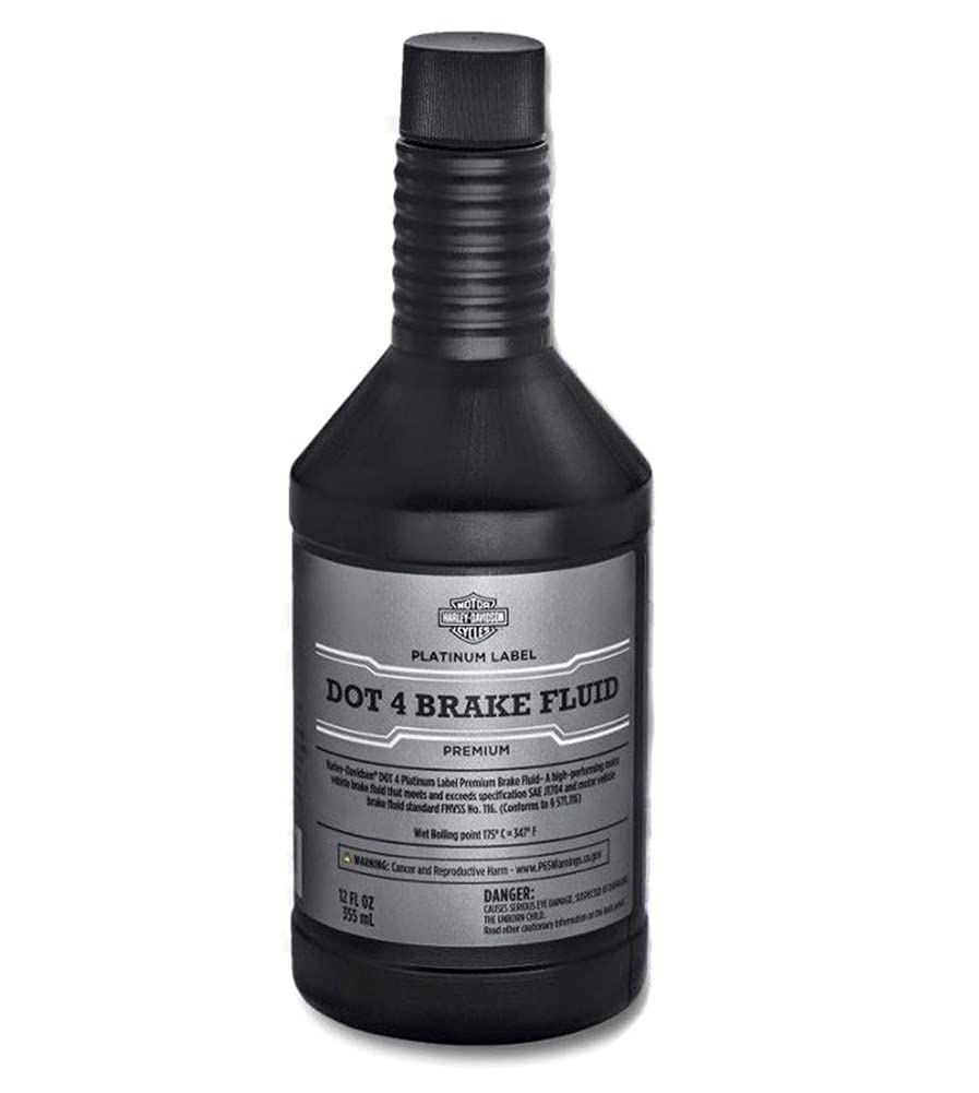 HARLEY-DAVIDSON DOT 4 Brake Fluid (355 ml) - Motorrad Platinum Bremsflüssigkeit von HARLEY-DAVIDSON