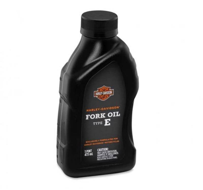 HARLEY-DAVIDSON Fork Oil Type E (473 ml) - Gabelöl Typ E - Motorrad-Öl Gabel Zubehör für's Bike von HARLEY-DAVIDSON