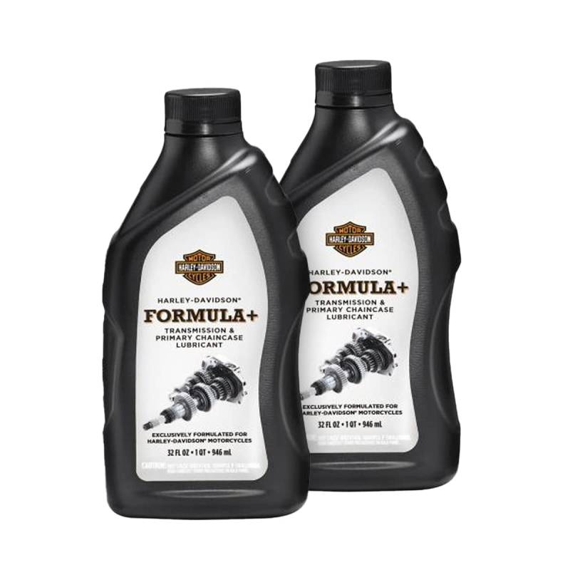 HARLEY-DAVIDSON Formula+ Getriebeöl (2 L) - Motorrad Öl für Big Twin Modelle und Sportster von HARLEY-DAVIDSON